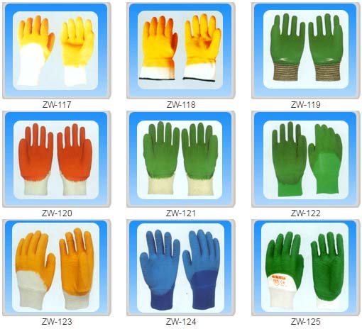 Fleece Latex Gloves