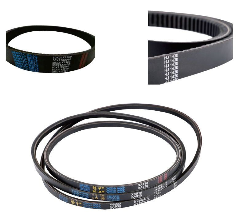 Raw-edge V belt